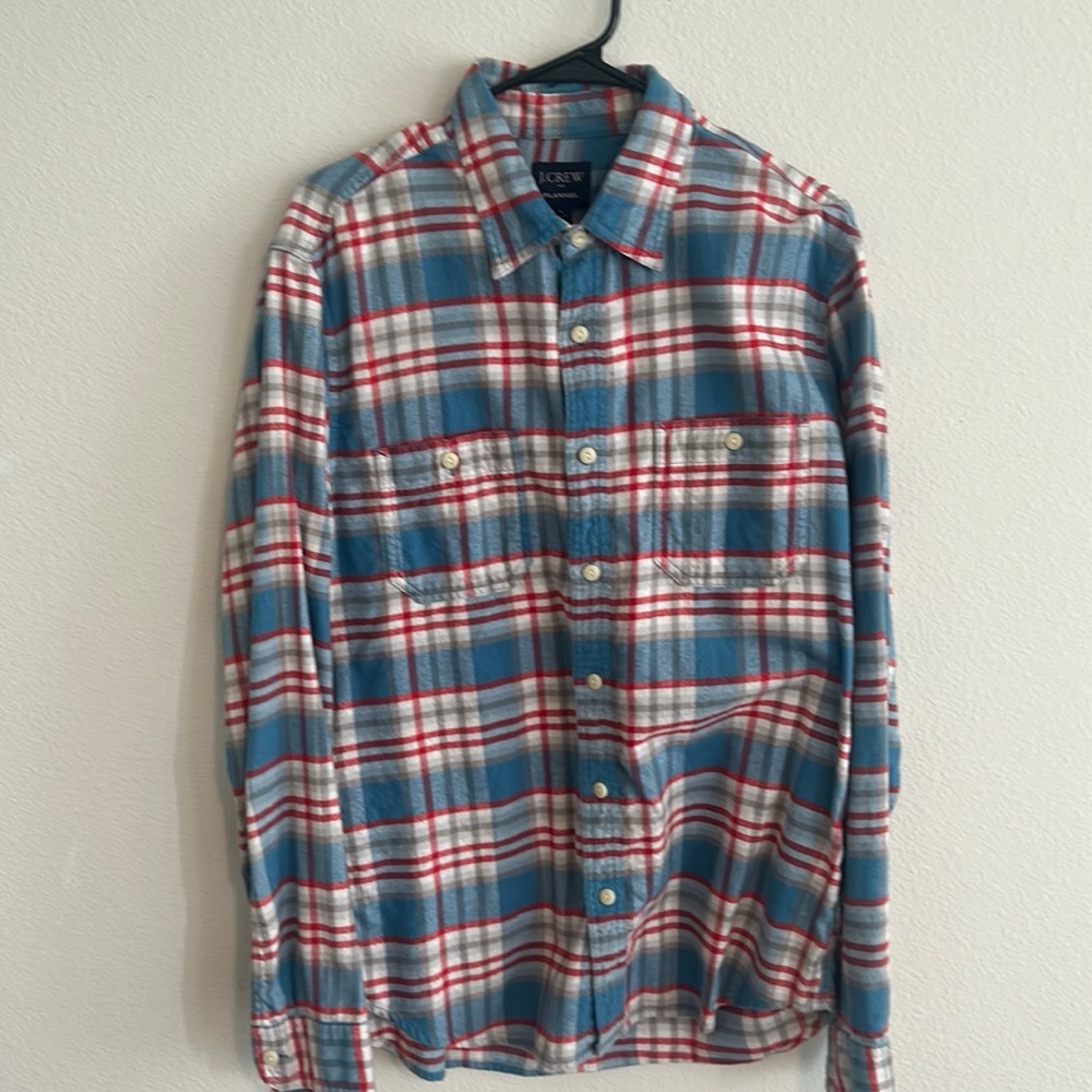 J Crew long sleeve casual button down flannel
